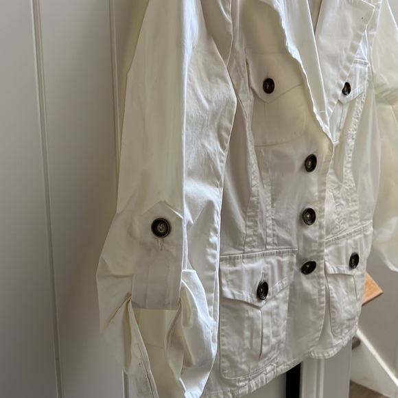 Trina Turk creamy white jacket size small - Picture 3 of 9